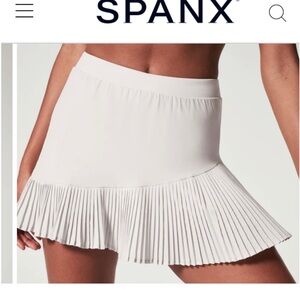 Spanx Pleat Beige Skort